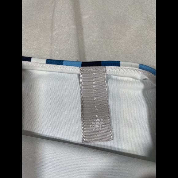 NEW Chelsea28 Easy Retro‎ High Waist Swim Bikini Bottoms Blue [ Small ] 4105 - Picture 7 of 11